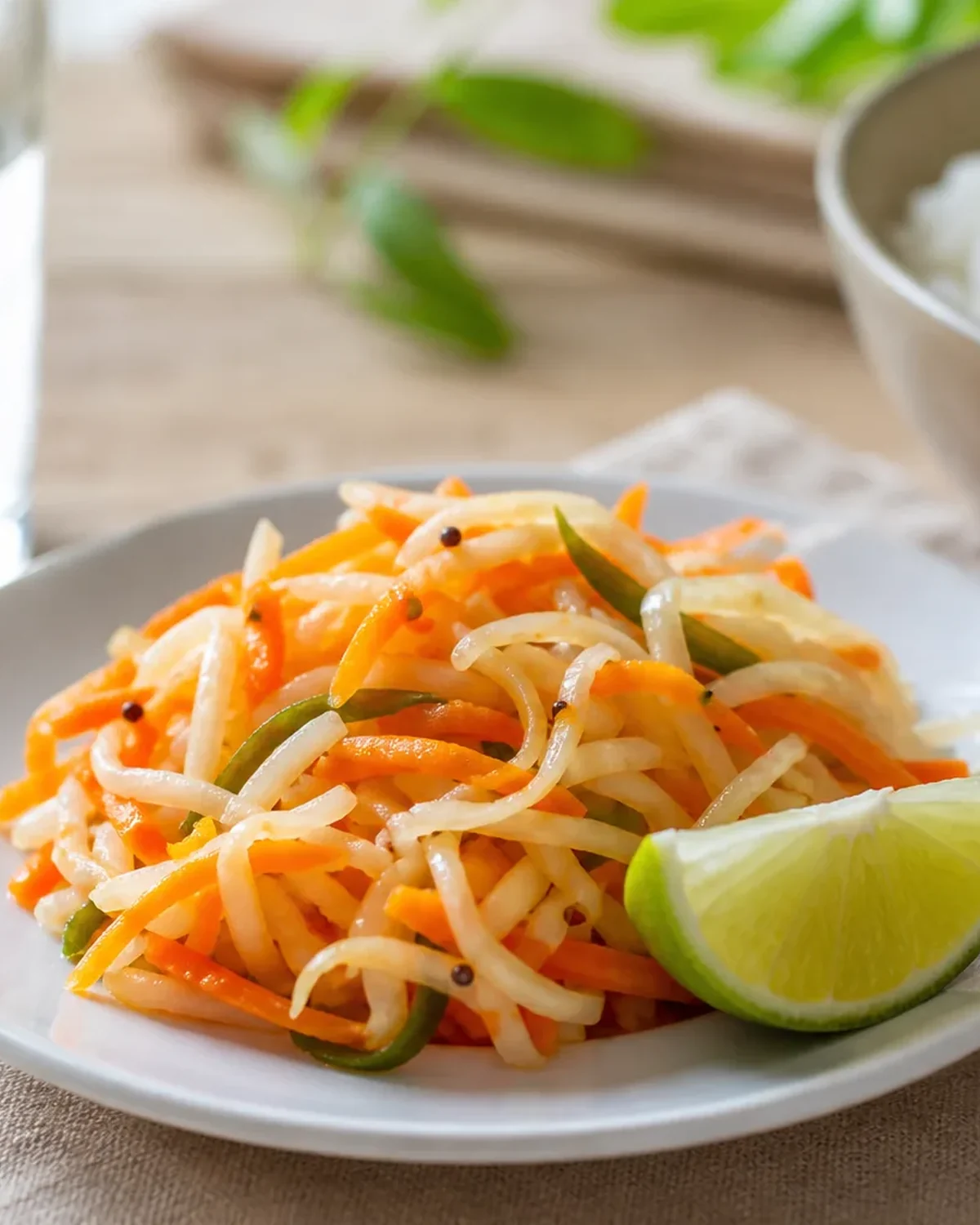 Étape de préparation de achards legumes thermomix