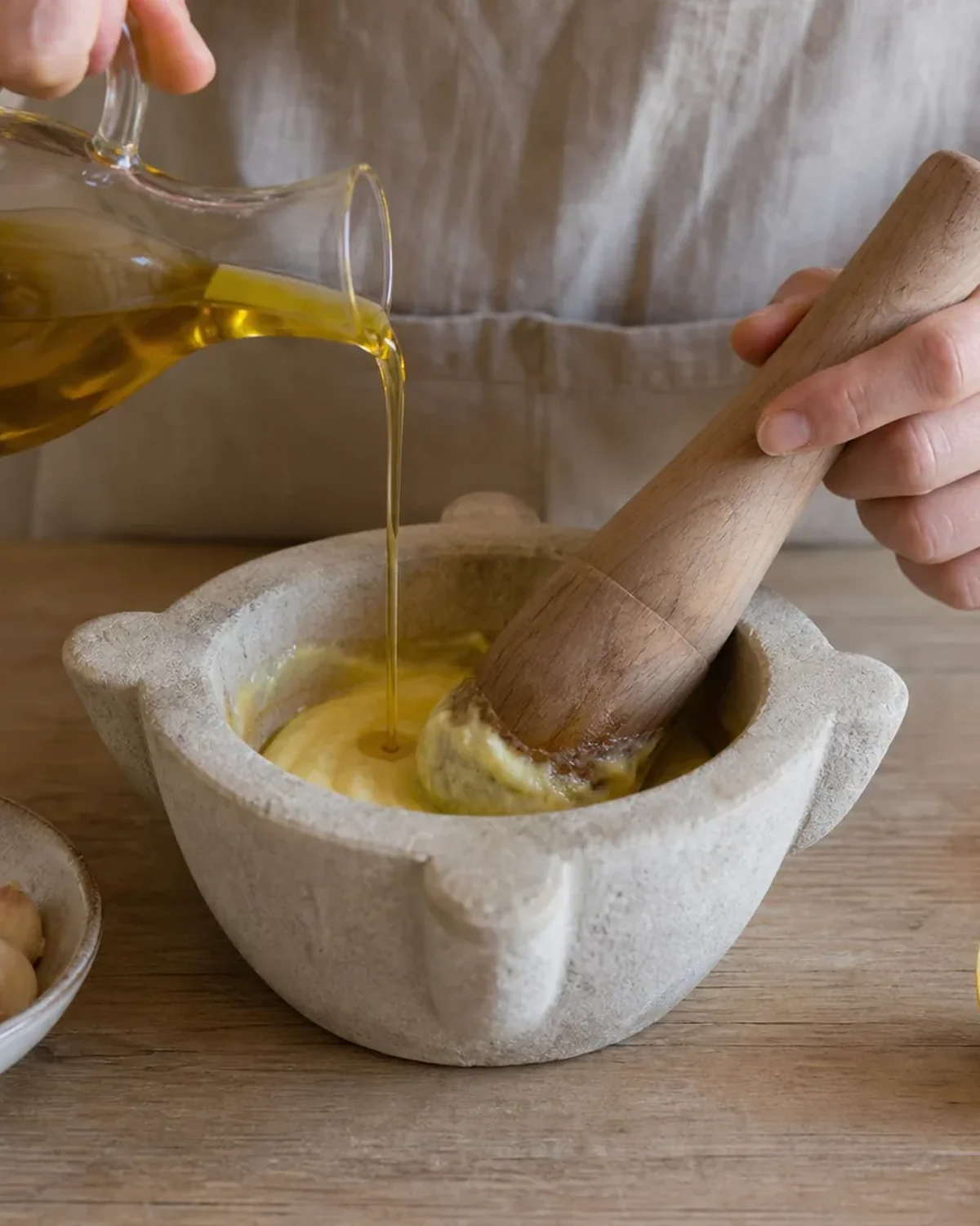 Service de aioli maison
