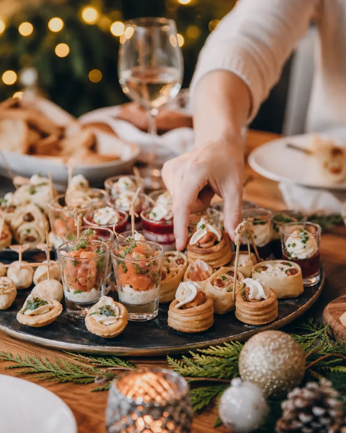 Étape de préparation de apéro de noël facile