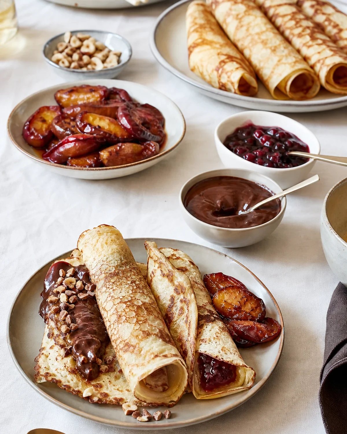 Crêpes sans gluten prêt à servir