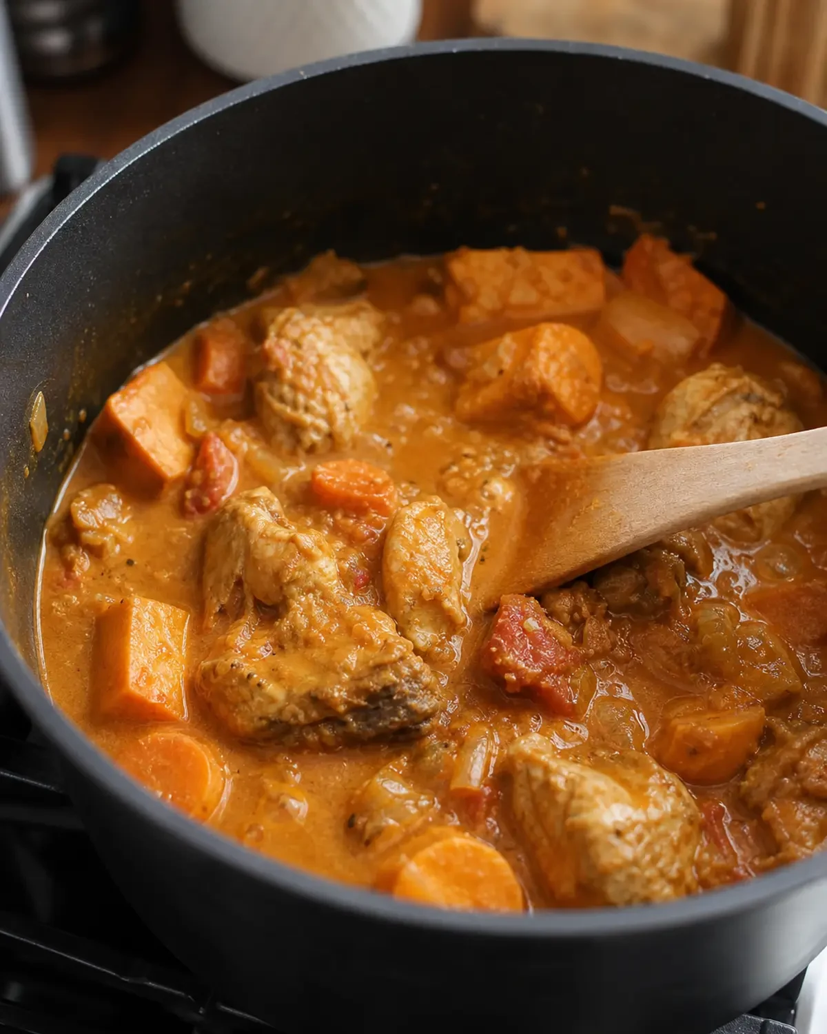 Préparation de Mafe poulet